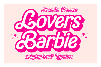 Lovers Barbie Font for Creative Design Projects