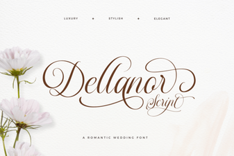 Dellanor Script Font for Elegant Design Projects