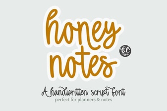 Honey Notes Font for Creative Typography Projects