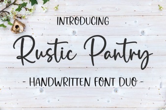 Rustic Pantry Font for Cozy Design Projects