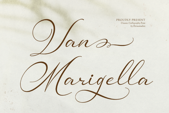 Van Marigella Font: Elegant Typography for Creative Projects
