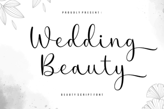 Elegant Wedding Beauty Font for Stunning Invitations