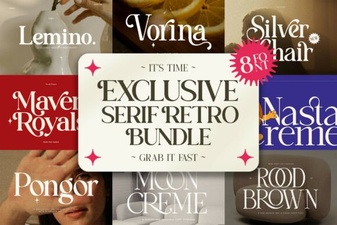 Elegant Serif Retro Bundle for Creative Design Projects